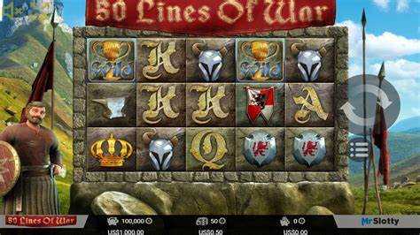 50 Lines of War Slot Review