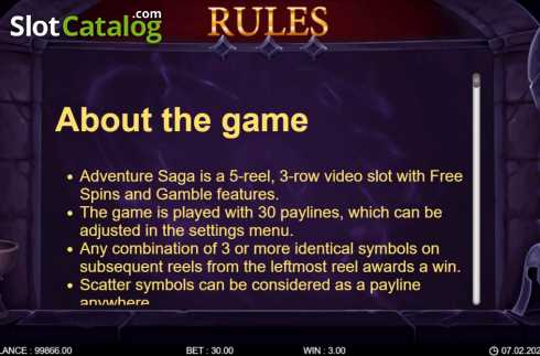 Adventure Saga Slot: How to Win