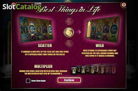 How To Play Best Things in Life Slot